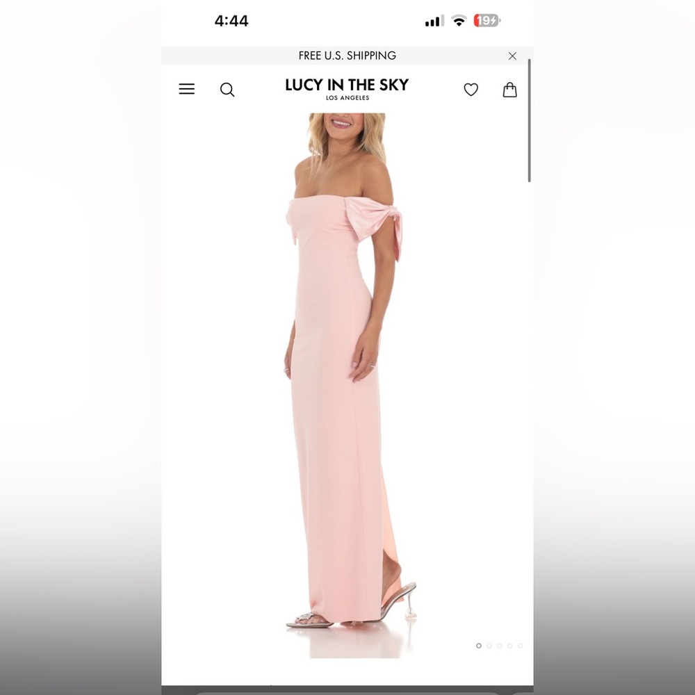 Lucy in the sky bow dress